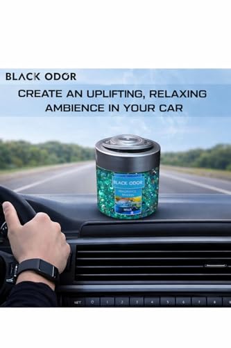 Image of BLACK ODOR Fragrance Spheres - Jelly Ball Air Freshener for Home, Office, and Car (Wish Scent, 70g)