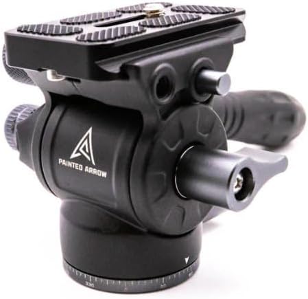Ultralight Micro Fluid Head - Arca-Swiss Compatible, Adjustable Panning Handle, 6.6 lb (Load Capacity), Black