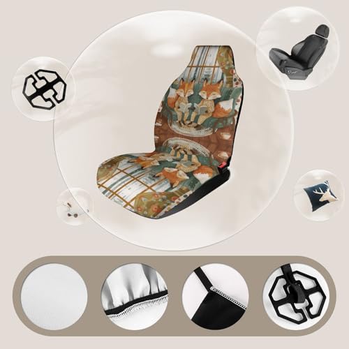 Housse de siege de voiture elastique pour toutes les saisons universelle respirante