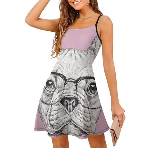 Robe d'été bouledogue femme : exprimez votre complicité avec légèreté et style