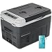EUHOMY Kompressor Kühlbox 15L, Kühlbox Auto mit APP-Steuerung, -20℃~20℃, Tragbarer Kühlschrank 12/24V DC 100-240V AC, Tragbarer Gefrierschrank für Camping, Reisen, Boot, Dunkelgrau