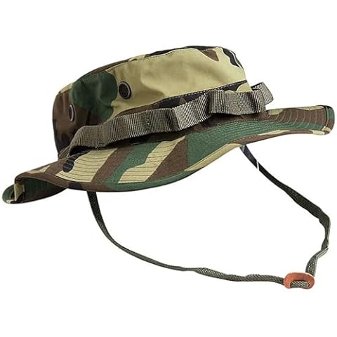 Mil-Tec Woodland Trilaminate Hat for Outdoors Cover