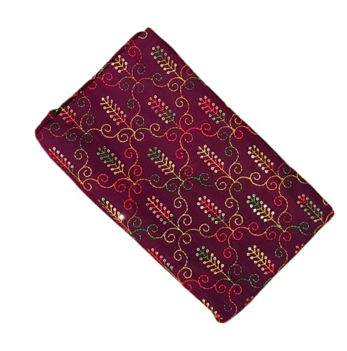 nari Georgette Sequnes Embroidery Unstitched Blouse fabric Length 0.80 mtr Jalak-picture-39