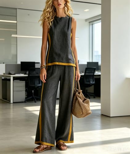 Conjunto de lino fresco para mujer que soluciona tu look playero este verano 6