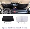 Protectores Solares para Ventanas para Sonet QY 2021-2025, Tela de Malla Transpirable (1 Pieza Delantera) | Compatible con Kia, Protección UV, Borde Elástico, Fácil Instalación, Plegable, Resistente a la Decoloración, Duradero, Ajuste Preciso 4