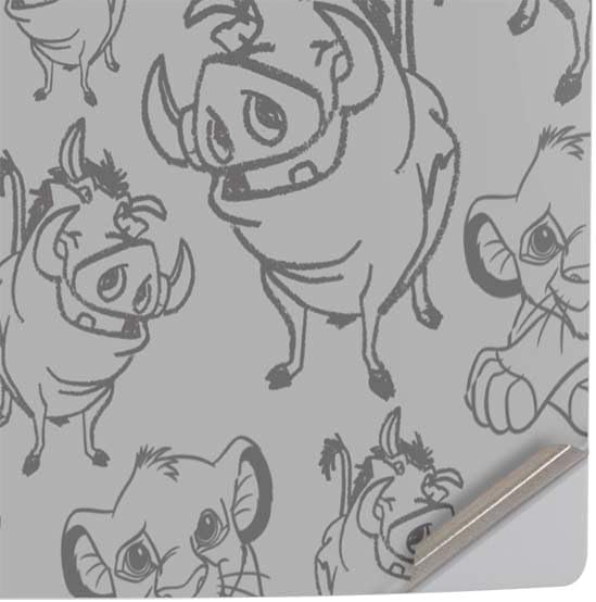 Skinit Decal Gaming Skin Compatible with PS5 Pro Console - Officially Licensed Disney The Lion King Hakuna Matata Design