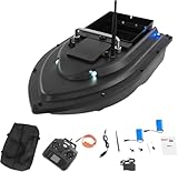 GDIFLS Advanced RC Fishing Bait Boat with GPS, Dual Motors, Automatic Return & LED Screen, 4.4lbs Load Capacity, 1968.5ft Range, Remote Control Fishing Drone for Lake & Reservoir