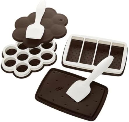 Chef'n Sweet Spot Ice Cream Sandwich Maker - Set of 2, Brown | Craft Homemade Ice Cream Sandwiches with Ease | Gift for Family Fun and Parties image 4