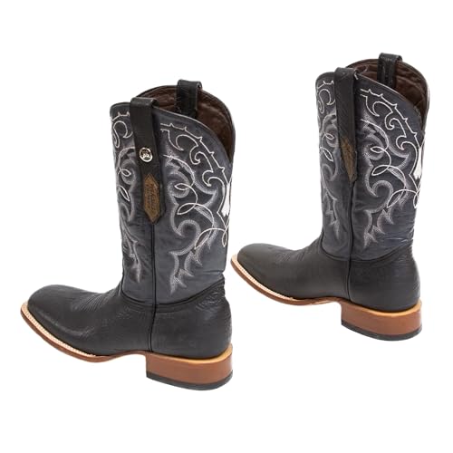 Men's Cowboy Boots Shoulder Black/Black Top3