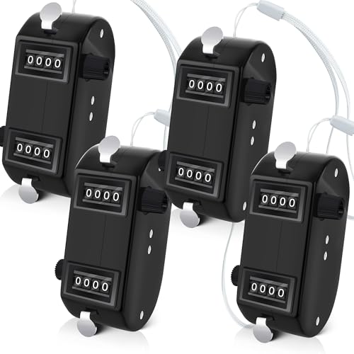 Compteur de terrain de baseball à 4 chiffres pour tricot et sport