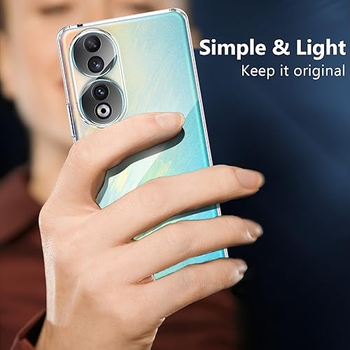 YNMEacc Cover per Honor 90, Trasparente Cover