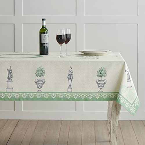 Maison d' Hermine Table Cloth Rectangle Table 100% Cotton 180 cm x 140 cm Tablecloth Reusable Everyday Use for Dining Farmhouse Home Party Festive Gifts for Mothers Day (Jardin Du Roy) - Image 3
