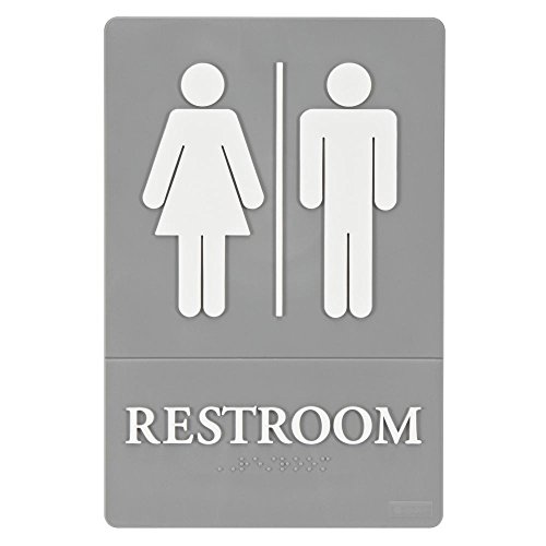 Quartet Restroom Sign, ADA Approved, 6