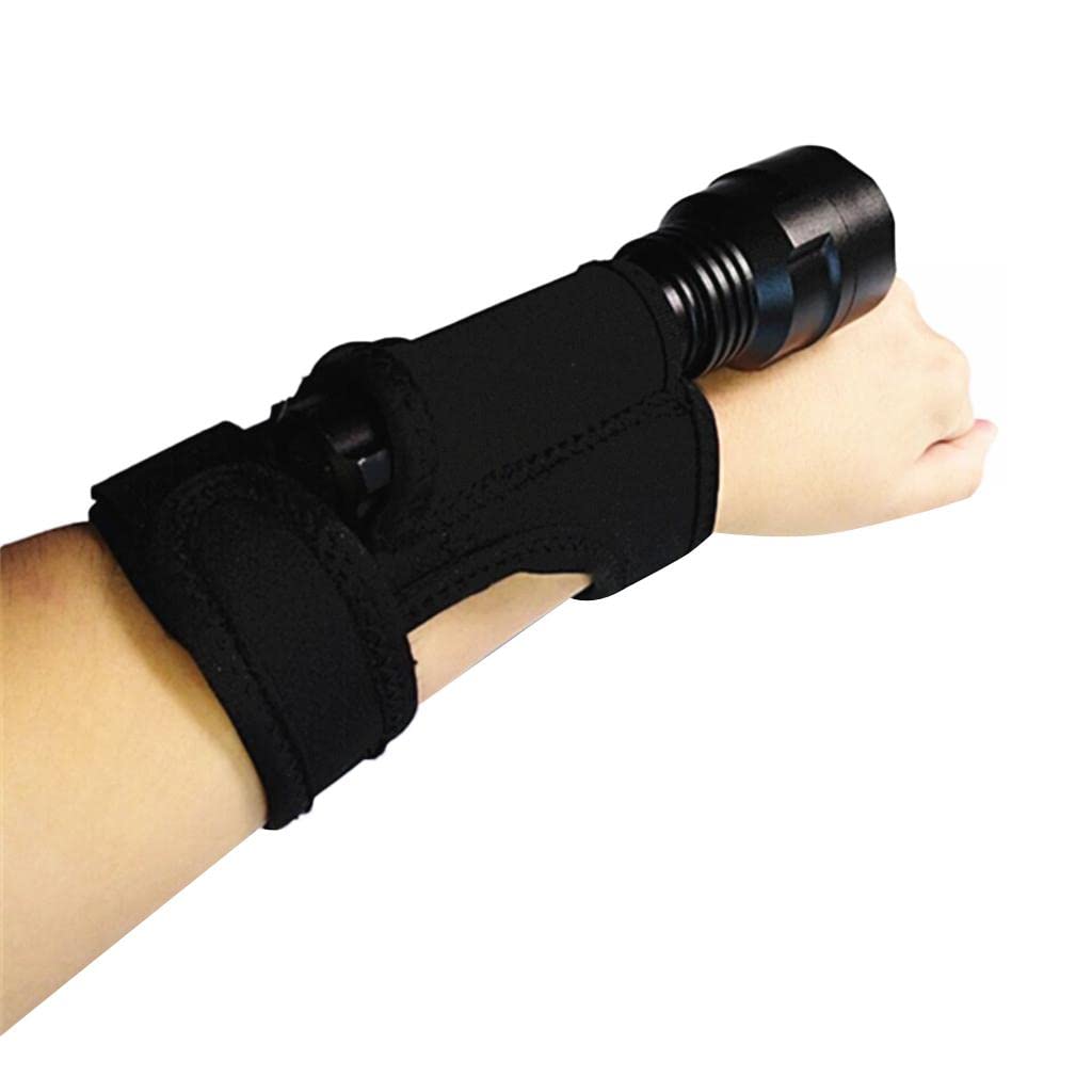Lyla Neoprene Hand Free Holder Glove for Scuba Diving Underwater Torch Flashlight-image-20