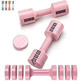 MANUEKLEAR Adjustable Weights Dumbbells Set for Women and Men, Non-Slip Handles Dumbbell Weights for