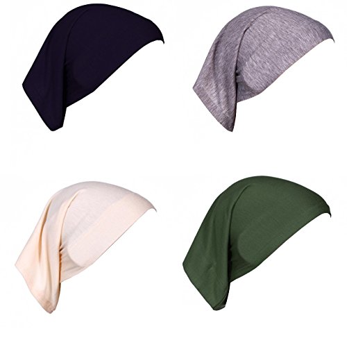 GladThink 4 X Tappi Mini Musulmano Interno Hijab Delle Donne Set No.6