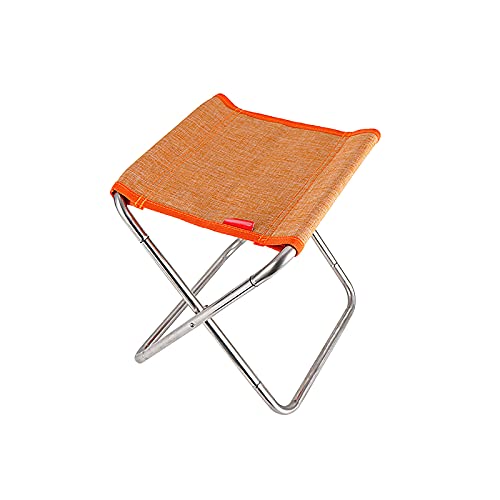 Chaise de pêche pliable et portable orange pour barbecue - 2