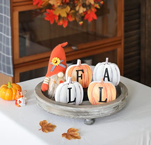 Thanksgiving-Fall-Pumpkin-Decor-4pcs-Wood-Sign-Pumpkin-Block-Set-Thanksgiving-Tiered-Tray-Decor-Farmhouse-Fall-Table-Decor-for-Home-Office - Urban Country Home Decor Thanksgiving-Fall-Pumpkin-Decor-4pcs-Wood-Sign-Pumpkin-Block-Set-Thanksgiving-Tiered-Tray-Decor-Farmhouse-Fall-Table-Decor-for-Home-Office