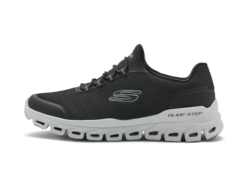 Skechers Glide-Step Noltek Herren-Sneaker, schwarz / grau, 14 – Ansicht 4