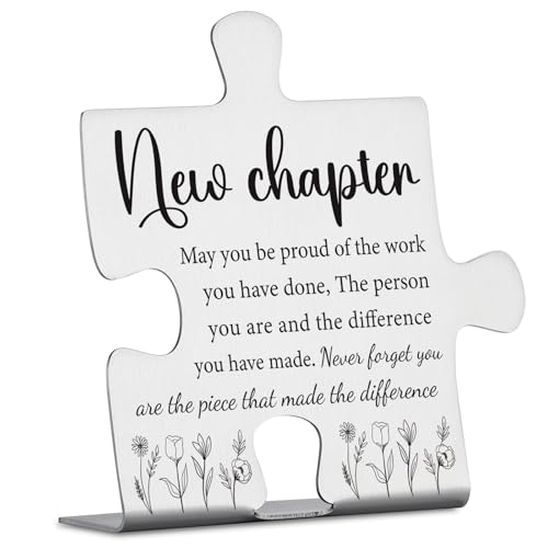 Placa decorativa YCC1 como regalo de despedida para profesores y compañeros de trabajo