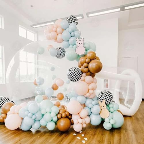 MAYFABD Opblaasbare Bellentent Opblaasbaar Bellenhuis Transparant Materiaal Winddicht Waterdicht Baltent Koepel Bubble House Kinderen En Volwassenen Feestreclame Tentoonstelling