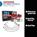 TRQ Ignition Coil and Spark Plug Kit 7 Piece Iridium Spark Plugs Compatible with 1996-1997 Chevrolet S10 1996-1997 GMC Sonoma 1996-1997 Isuzu Hombre