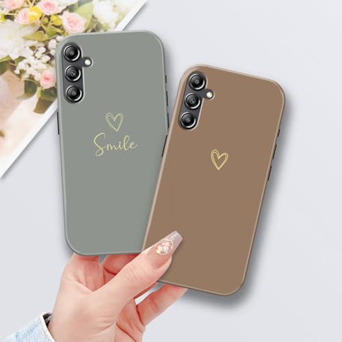 Image of COLORflow Back Cover Compatible with Samsung Galaxy A14 5G / 4G | Heart Notes Color Customized | Glossy Armoured Bumper with Camera Protection Back Cover Compatible with Samsung Galaxy A14 5G / 4G