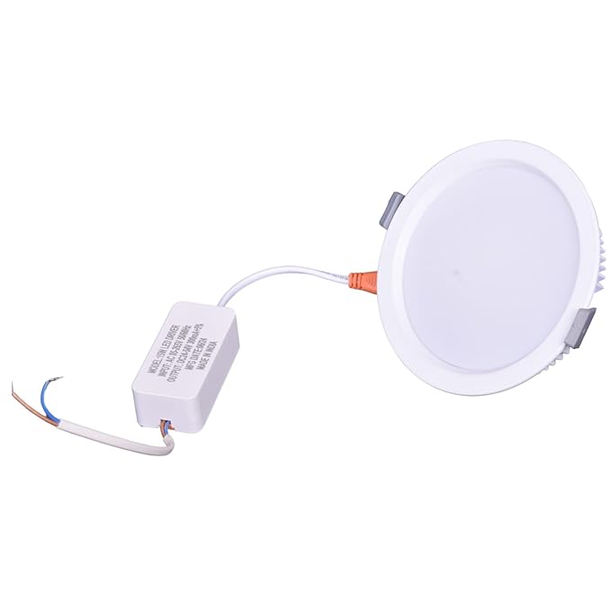 sevenglow LED Down Light, 7W, 3 Inch Cutout ? Round & Square Shape, 4000K/6500K Color Options, 2-Year Warranty