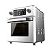 Cecotec Horno de Aire Caliente Bake&Fry Touch. 1700 W, Capacidad 14 Litros, Convección, Pantalla Táctil, 9 Funciones, Acero Inoxidable, Temperatura regulable