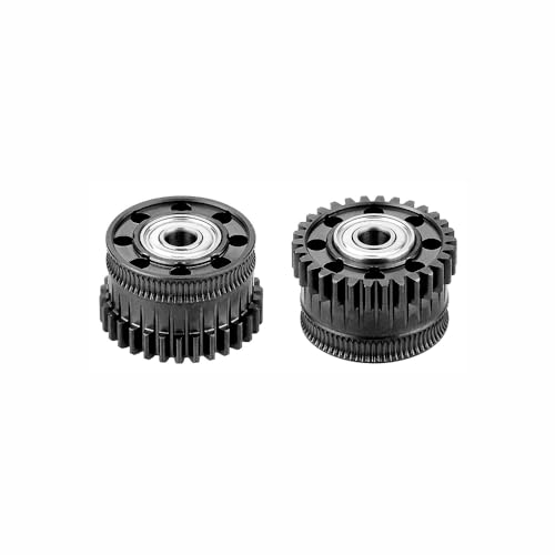 BE-TOOL 2PCS DLC�R�[�e�B���O�������o�@�M�A�A�f���A���w���J���M�A Creality K2 Plus 3D�v�����^�[�ƌ݊�������(�u���b�N)