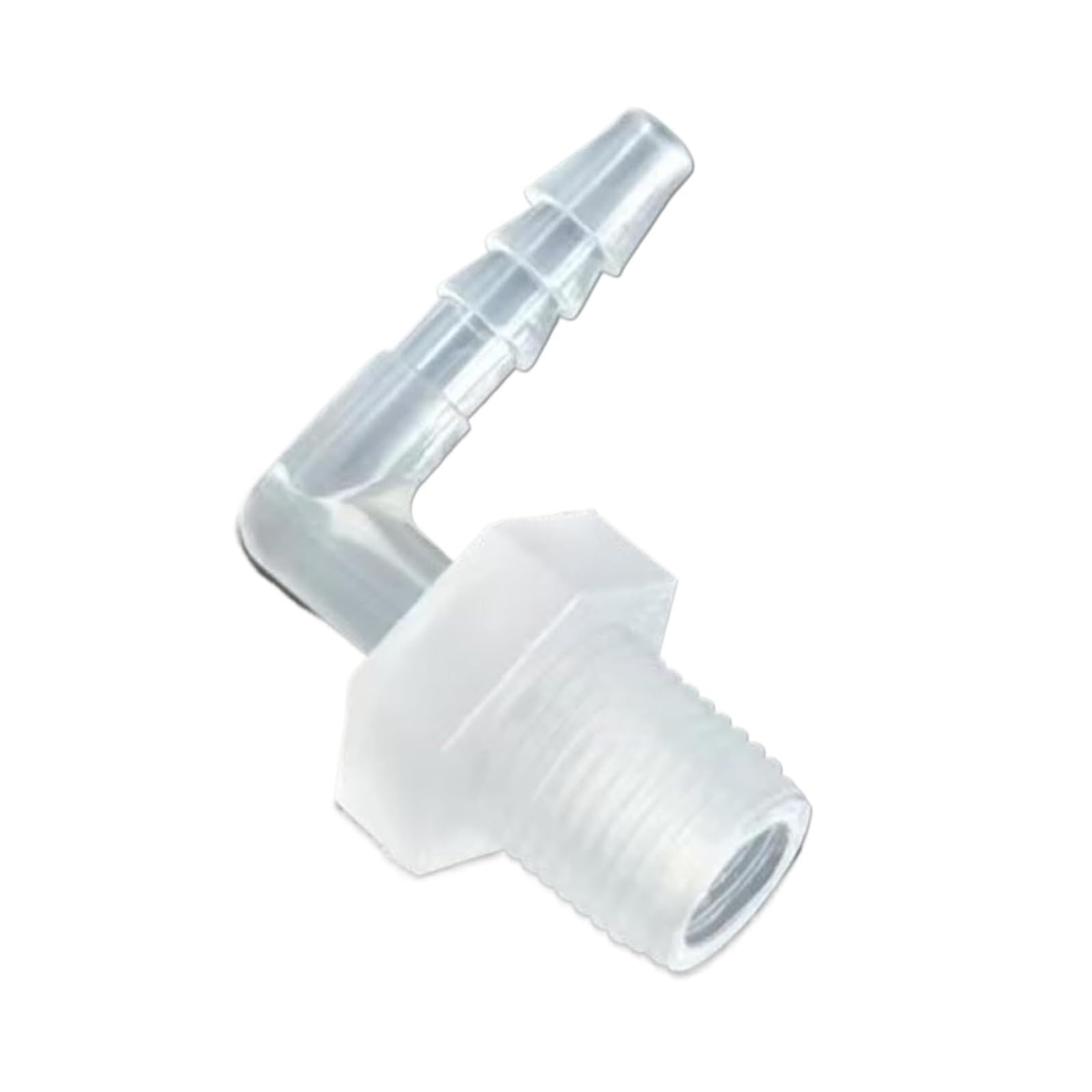 Plastikowe trójnikowe łączniki węża, Zestaw 50 plastikowych złączek do węży, przezroczystych, do paliw gazowych o niskim ciśnieniu(1/4inch Short)