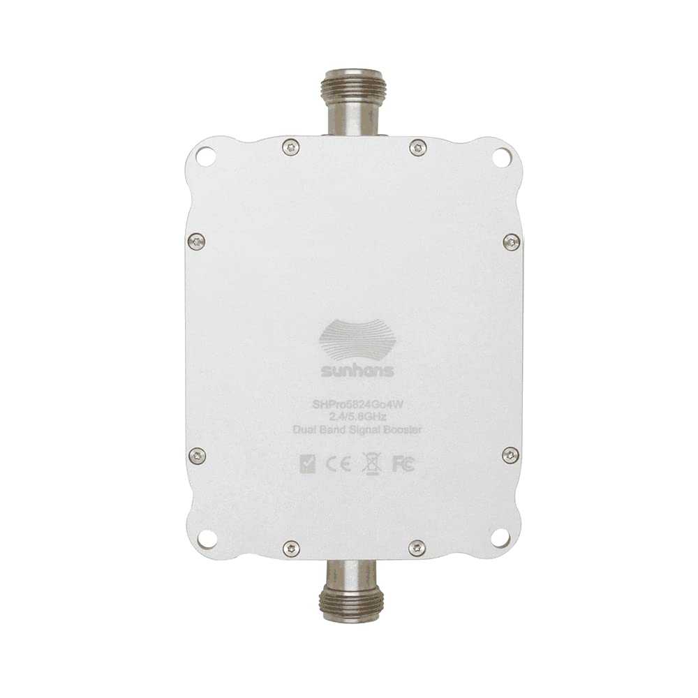 2.4G/5.8GHz Dual Band 4000mW 36dBm Amplificatore Ripetitore Extender Segnale WiFi Esterno per Casa, Ufficio, UAV, Telecamere IP, Attrezzatura RC