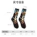 XZDWPY Phoenix wolf and eagle Unisex Mid-Calf Socks 3 Black Polyester Skin-Friendly Moisture-Wicking Fashionable Crew Socks