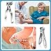 Nail Clippers for Men Thick Nails - DRMODE 16MM Wide Jaw Opening Extra Large Toenail Clippers & Easy Grip 360 Degree Rotary Fingernail Clippers for Seniors Nail Cutter with Nail File Cuticle Trimmer