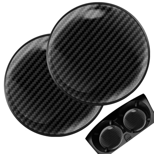 Posavasos para portavasos, 2 posavasos pequeños para portavasos de coche, impermeables, accesorios para el interior del automóvil, almohadillas de protección para portavasos para automóvil, SUV