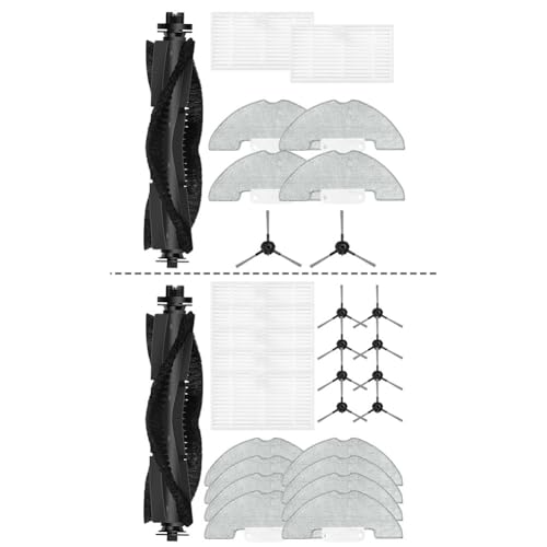 Serpillère et brosse latérale pour aspirateur robot Vexilar W11 et Cleanova W15 haute durabilité