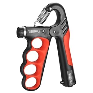 Grip Strengthener,5-100 Kg Adjustable Hand Gripper Strengthener, Forearm Strengthener Workout Kit, Finger Strengthener for Finger Forearm Exerciser Hand Grippers Training