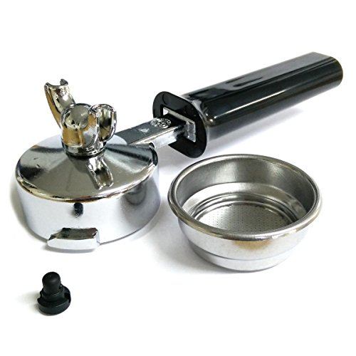 Genuine Gaggia 8332018000 Portafilter Handle with 2 Cup Filter Basket
