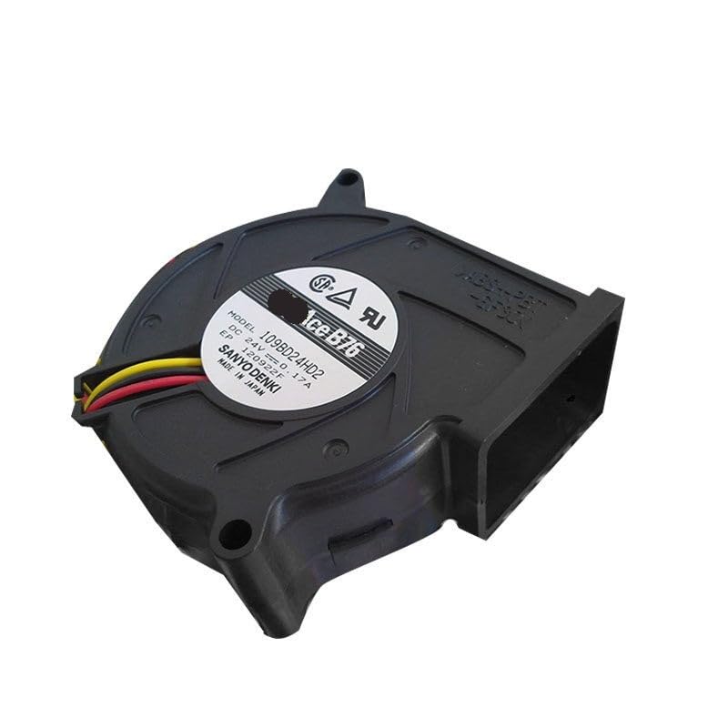 109BD24HD2 75mm 7530 DC 24V 0.17A Turbo Centrifugal Blower Fan for Industrial Electronics