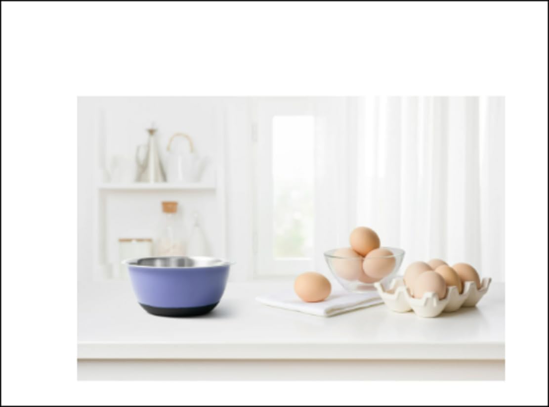 Stainless Steel Mixing Bowl, 1-Piece – Purple (2.75 Qt)