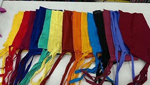 spacetouchSpacetouch Punjabi Sikh Junge Singh Khalsa Patka Turban Bandana Pagri 4 Strings Color May Vary Pack of 15