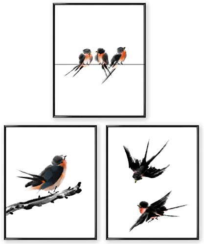 Din A4 Kunstdruck „Bachstelze“ – Hochwertiger Natur-Druck Auf Mattem Fotopapier (230 G/m²)