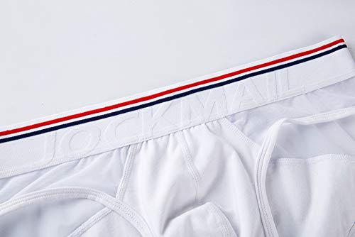 JOCKMAIL Men Briefs Underwear Mesh Soft Cotton Low Rise Men Underwear Briefs4