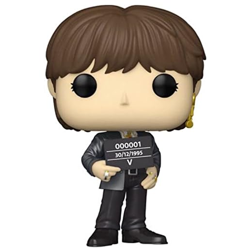 POP Rocks: BTS Butter - V Funko Figura de vinilo (empaquetado con funda protectora de caja compatible), multicolor, 9,5 cm