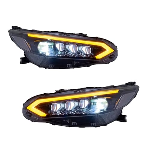 Faros De Coche para Nissan Sylphy 2020 2021 2022 2023 LED RGB Faros Delanteros De Coche Faro Delantero Estilo De Coche Proyector Señal Plug and Play 2 Piezas Luces Delanteras Coche(No Rotate RGB)