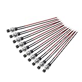 🎁 LOT COMPLET & POLYVALENT : Ce pack de 10 interrupteurs poussoirs miniatures précâblés de 7mm vous offre une solution pratique pour tous vos projets. Leur tension large de 3V à 24V et jusqu'à 230V / 1A les rend compatibles avec une grande variété d'applications électroniques et domestiques.