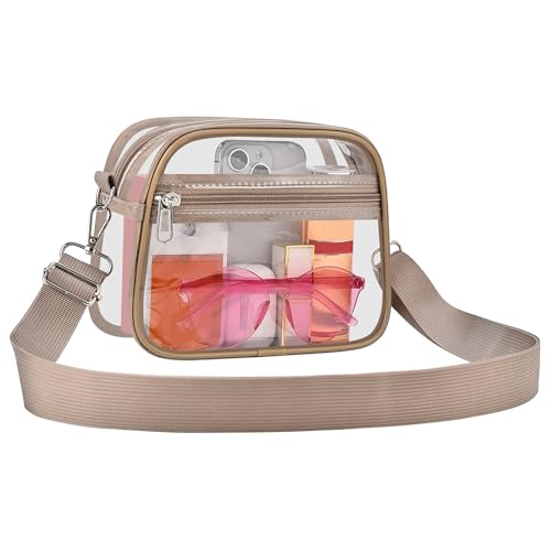 Image of USPECLARE Clear Bag for Stadium Events Clear Sports Fan Handbags Purses