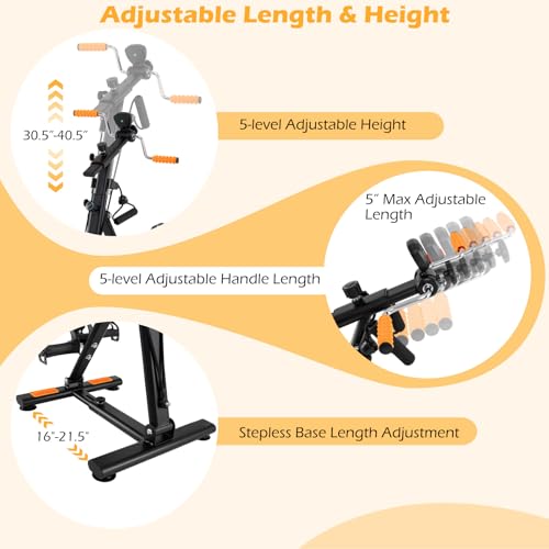 GYMAX 4-in-1 Pedal Exerciser