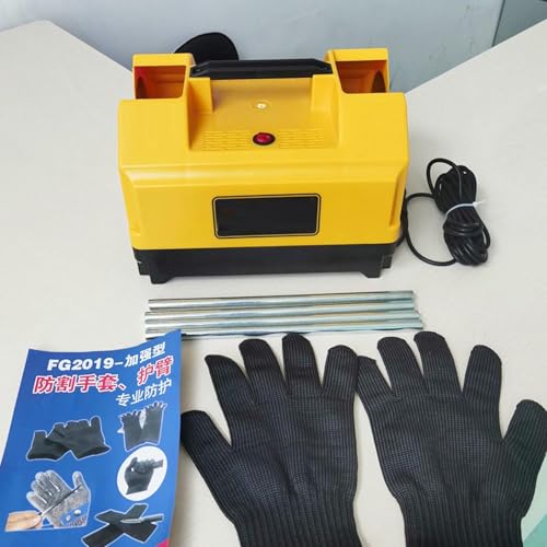 Cortadora eléctrica de raíces y tallos de ajo miniatura 7