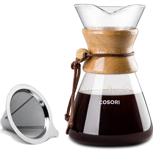 COSORI Tetera Eléctrica 1500W y Cafetera Pour Over Acero Inoxidable miniatura 5